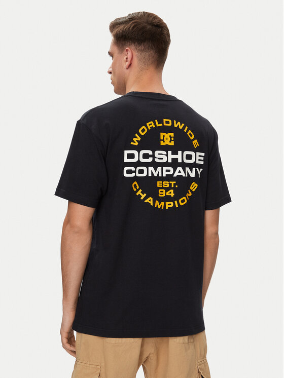 DC DC Футболка Eurostep Hss ADYZT05362 Чорний Regular Fit