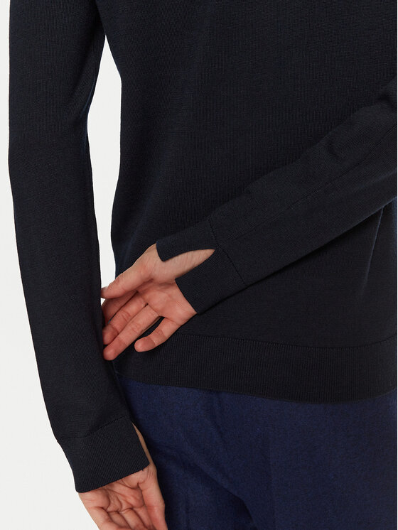 BOSS Boss Džemper Feganasi 50492551 Tamnoplava Regular Fit
