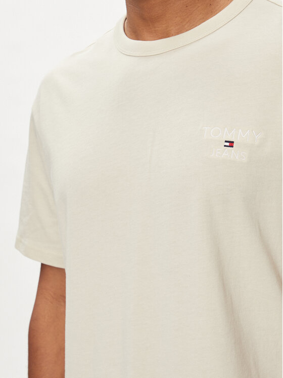 Tommy Jeans Tommy Jeans T-Shirt DM0DM18872 Béžová Regular Fit