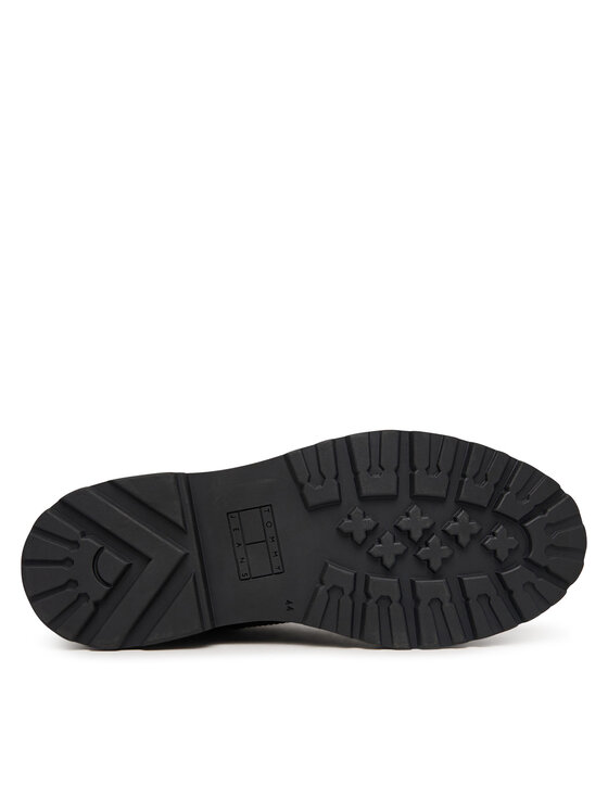 Tommy Jeans Tommy Jeans Μποτίνια Archive '01 Rubber Lace Boot EM0EM01781 Μαύρο