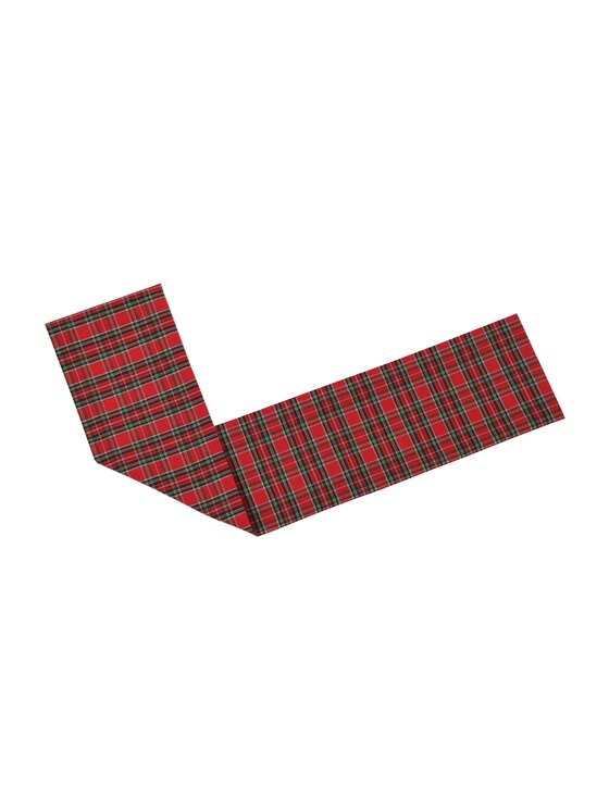 Roseberry Home Roseberry Home Bieżnik Red Tartan Czerwony