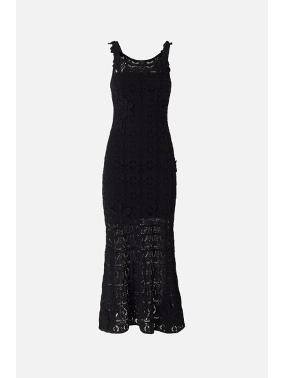 PINKO PINKO Φόρεμα καθημερινό Juncus Abito Μαύρο Slim Fit