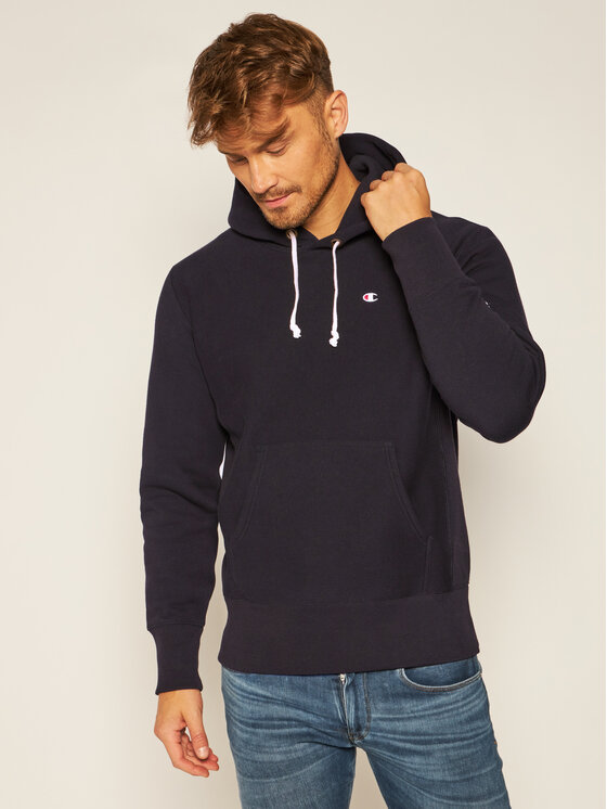 Champion Champion Світшот C Logo 215214 Чорний Custom Fit