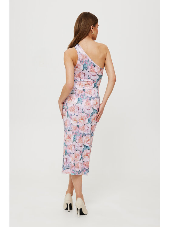 Makover Makover Letní šaty K194 Bílá Long Fit