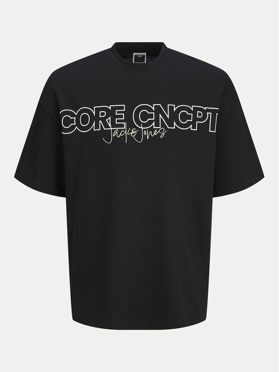 Jack&Jones Junior Jack&Jones Junior T-shirt Concept Text 12263245 Nero Relaxed Fit