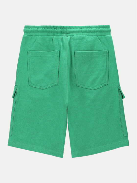 Coccodrillo Coccodrillo Szorty sportowe WC4120504DWJ Zielony Regular Fit
