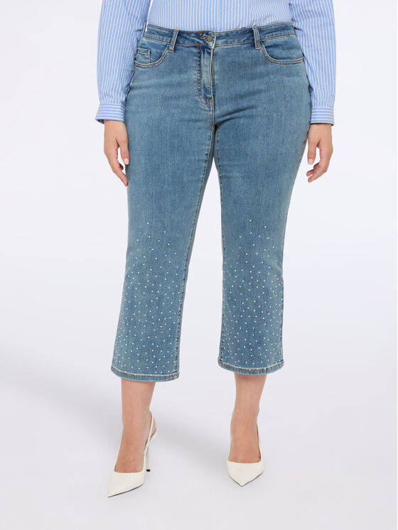 Fiorella Rubino Fiorella Rubino Jeans P423T005031N004 Blu Flare Fit