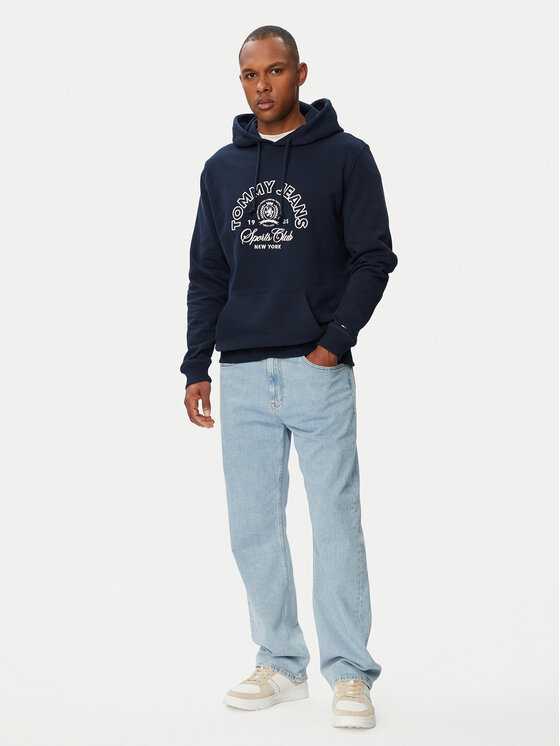 Tommy Jeans Tommy Jeans Sweatshirt Sports Club DM0DM23153 Dunkelblau Regular Fit