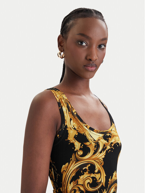 Versace Jeans Couture Versace Jeans Couture Kasdieninė suknelė 80HAO946 JS533 Juoda Slim Fit