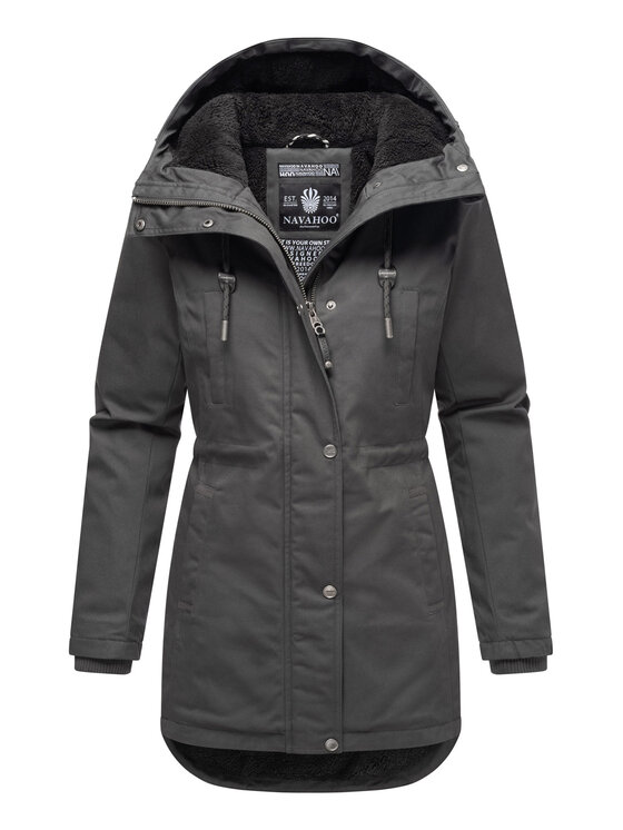 Navahoo Navahoo Kurtka zimowa Winterfunke Czarny Regular Fit