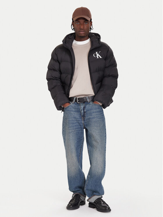 Calvin Klein Jeans Calvin Klein Jeans Winterjacke LV04RD528G Schwarz Regular Fit