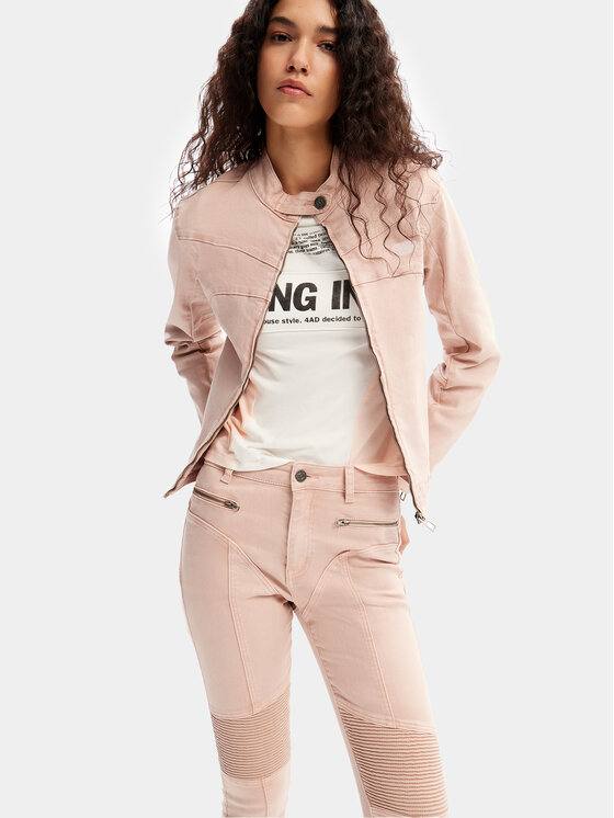 Desigual Desigual Jeans Martinika 24SWDD75 Rosa Slim Fit