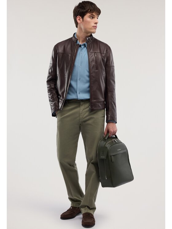 Trussardi Trussardi Spodnie materiałowe P709M400136N035 Zielony Regular Fit