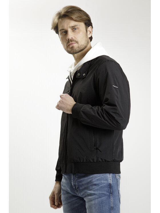 Cross Jeans Cross Jeans Kurtka przejściowa 40256-020 Czarny Regular Fit