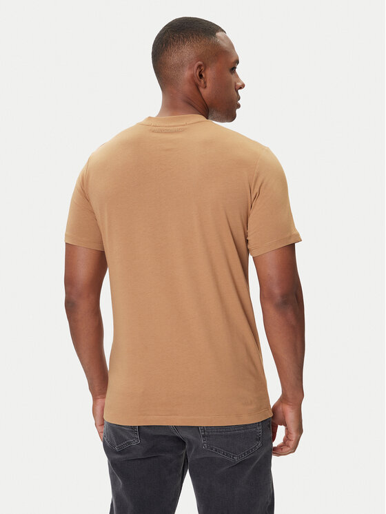 KARL LAGERFELD KARL LAGERFELD T-shirt 755710 554224 Bež Regular Fit