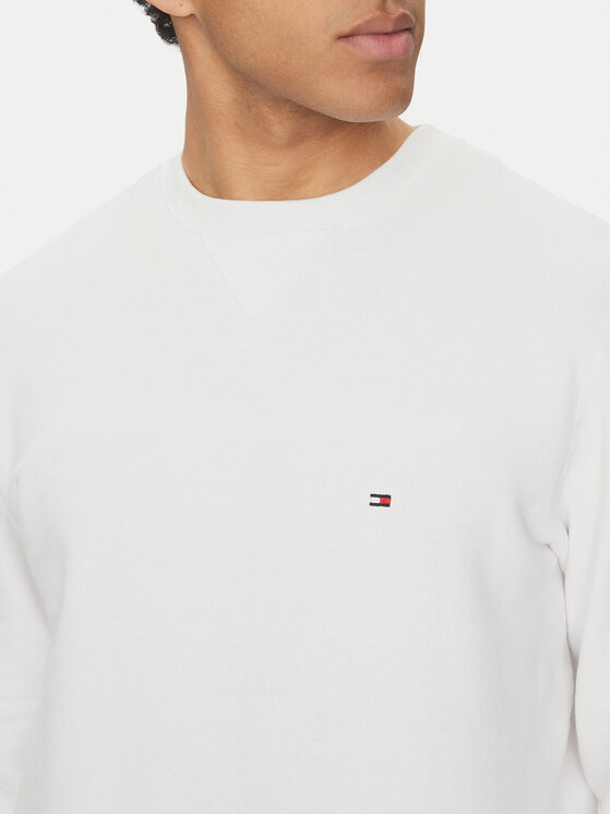 Tommy Hilfiger Tommy Hilfiger Felpa Essential MW0MW37232 Bianco Regular Fit