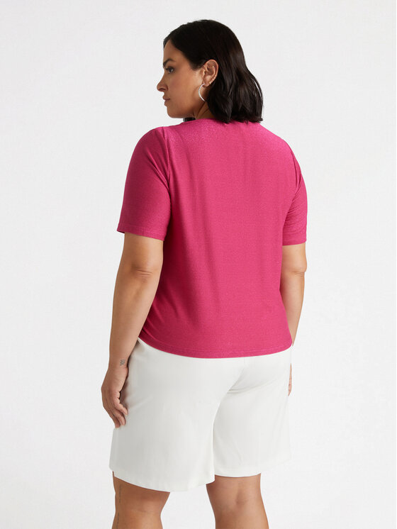 Fiorella Rubino Fiorella Rubino T-Shirt G062L008641N019 Różowy Boxy Fit