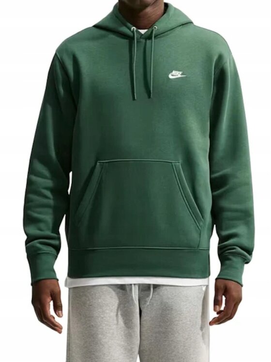 Nike Nike Bluza CLUB FN3859-323 Zielony Standard Fit