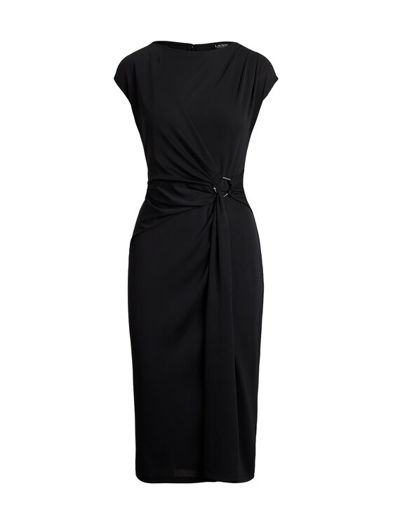 LAUREN RALPH LAUREN LAUREN RALPH LAUREN Cocktail obleka 200973601001 Črna Slim Fit