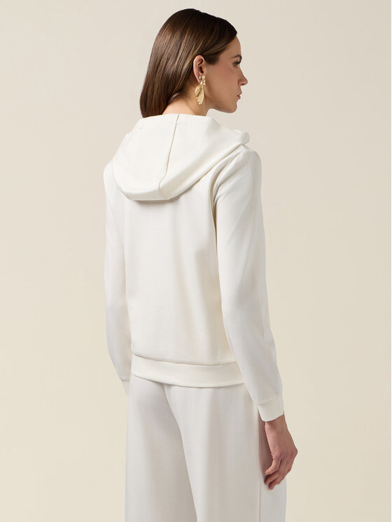 Oltre Oltre Felpa G876J004315N011 Bianco Regular Fit