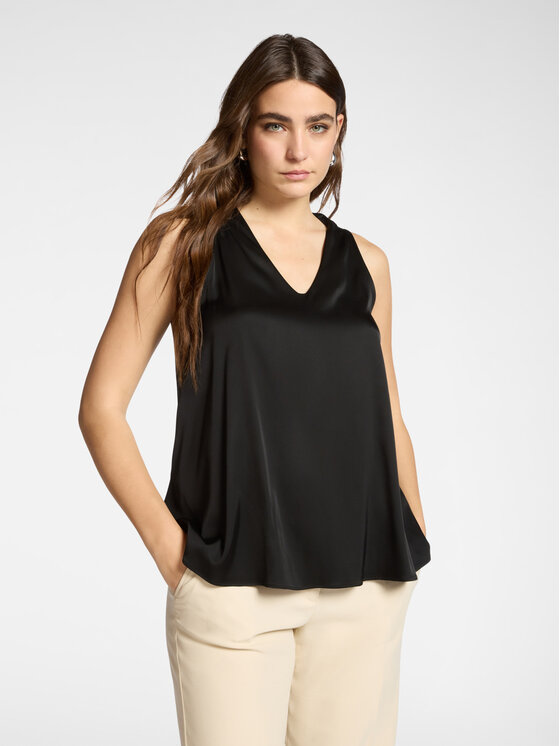 Elena Mirò Elena Mirò Camicia D112P000032N050 Nero Regular Fit