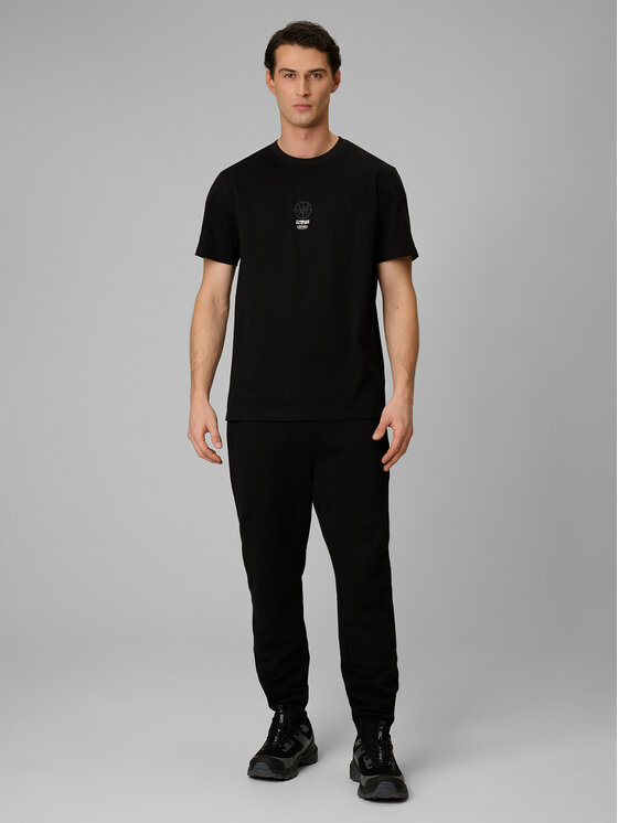4F 4F T-Shirt FLUID EXPRESSIONS Czarny Relaxed Fit