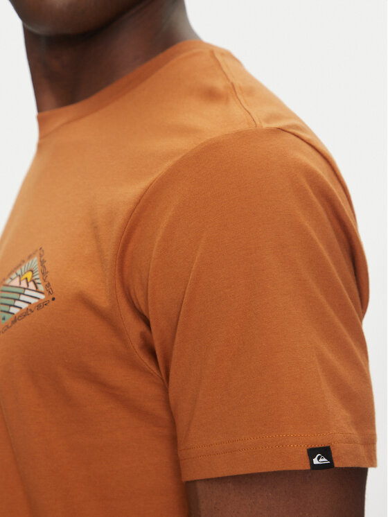 Quiksilver Quiksilver Majica EQYZT08038 Rjava Regular Fit