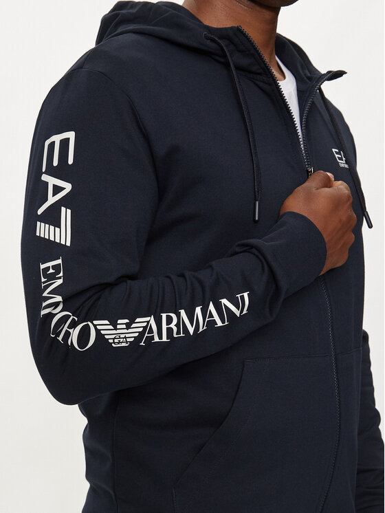 EA7 Emporio Armani EA7 Emporio Armani Majica dugih rukava 8NPM13 PJ05Z 1562 Tamnoplava Regular Fit