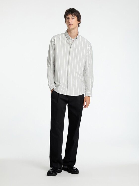 Selected Selected Camicia 16077359 Grigio Regular Fit