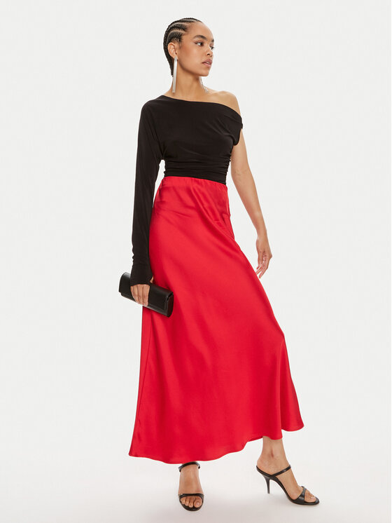 ViCOLO ViCOLO Спідниця-максі TB0342 Червоний Regular Fit