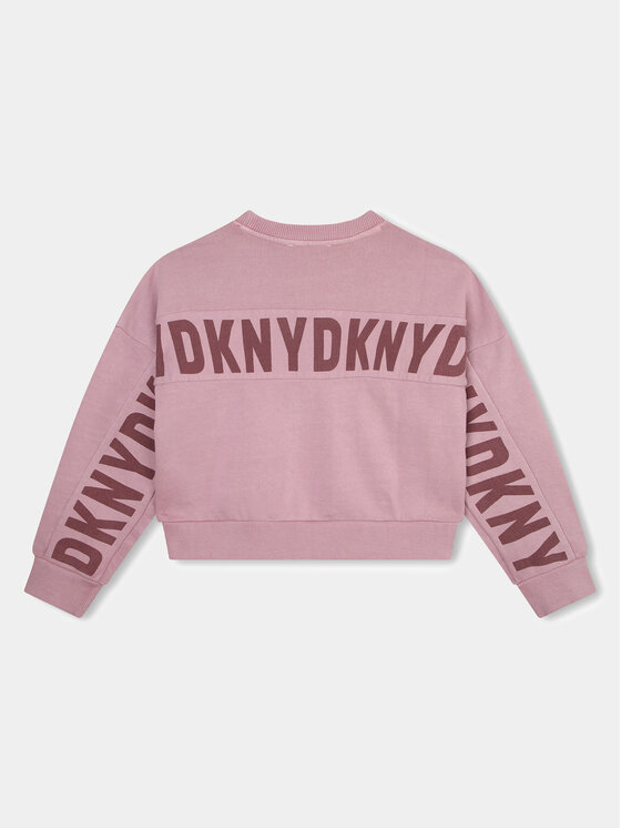 DKNY DKNY Bluza D35T00 S Różowy Regular Fit