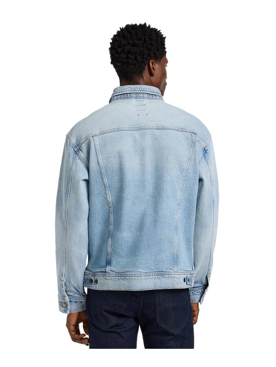 Lee Lee Kurtka jeansowa 112364103 Niebieski Regular Fit