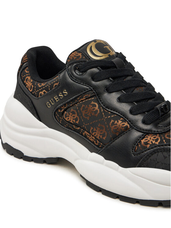 Guess Guess Αθλητικά Samnie FLFSAM FAL12 Μαύρο