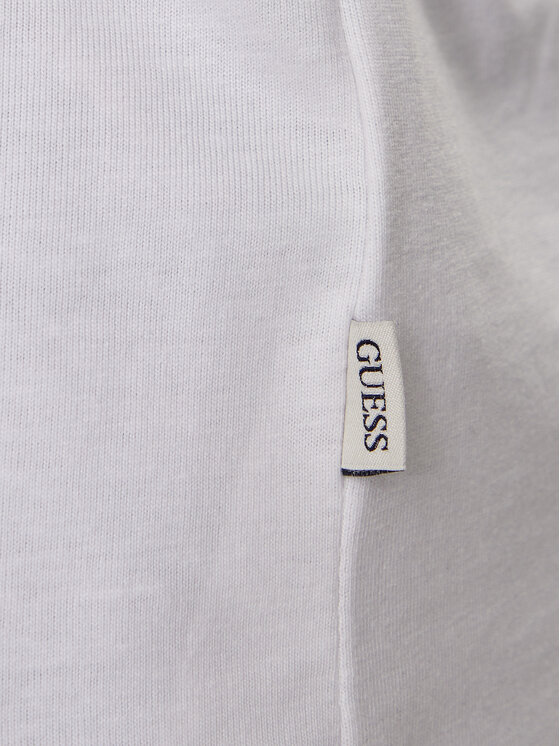Guess Jeans Guess Jeans T-Shirt M4YI42 K8FQ4 Biały Regular Fit