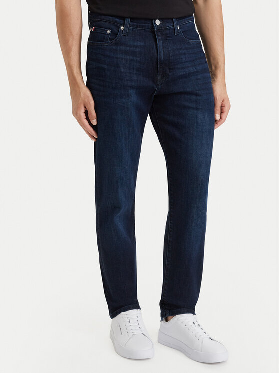 Tommy Hilfiger Tommy Hilfiger Teksad Denton MW0MW44924 Tumesinine Slim Fit