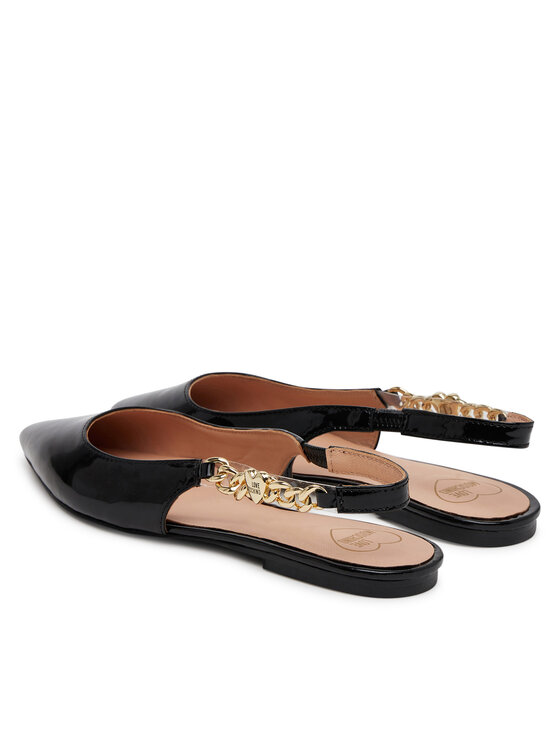 LOVE MOSCHINO LOVE MOSCHINO Baleriny JA11041G0MIH0000 Czarny