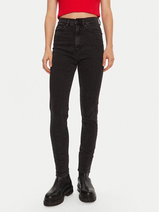 HUGO Hugo Traperice Girali 50527063 Siva Skinny Fit