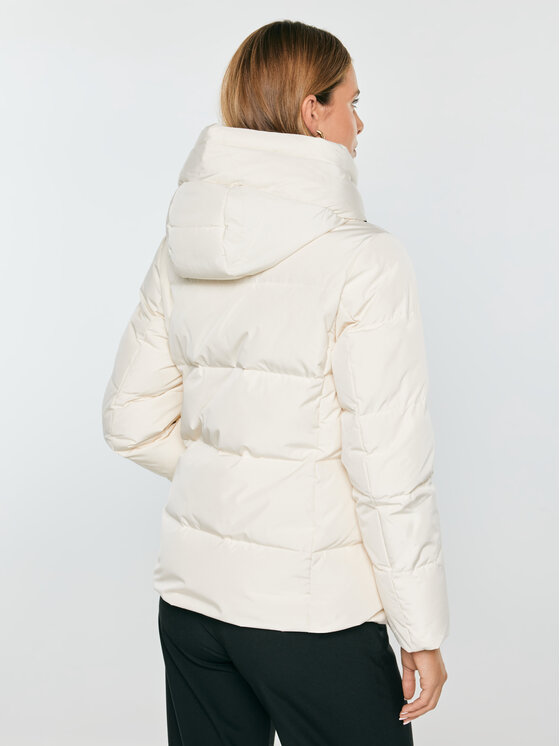 BIG STAR BIG STAR Kurtka zimowa STEPHANIE Kremowy Slim Fit