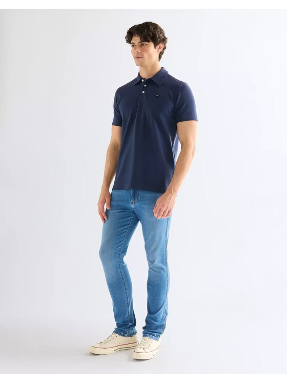 Wrangler Wrangler Jeansy LARSTON Niebieski Slim Fit