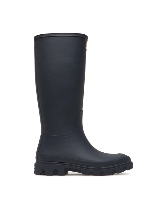 Cizme de cauciuc Hunter Downpour Tall Wellington HFRW0001251 Bleumarin