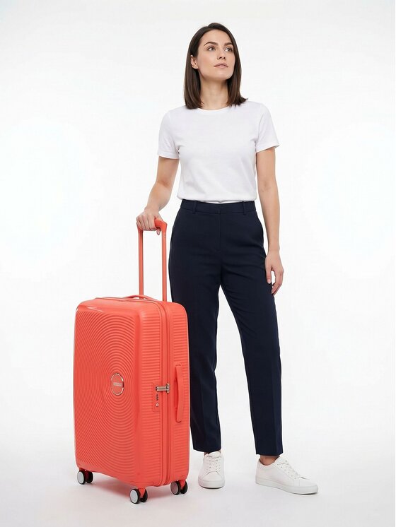 American Tourister American Tourister Walizka średnia 168628 Pomarańczowy