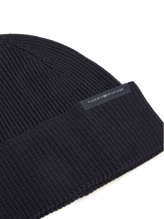 Tommy Hilfiger Tommy Hilfiger Šalles un cepures komplekts Th Corp Love AM0AM12939 Tumši zils