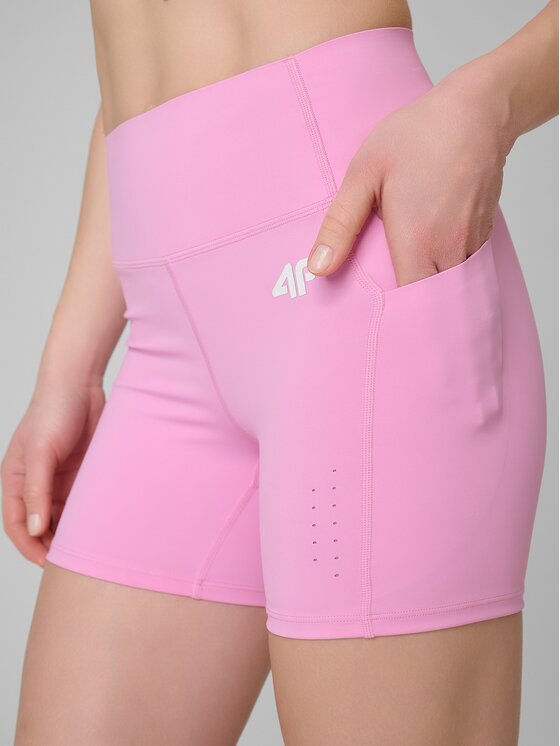 4F 4F Legginsy 4FRSS26TFSTF134-56S Różowy Fitted Fit
