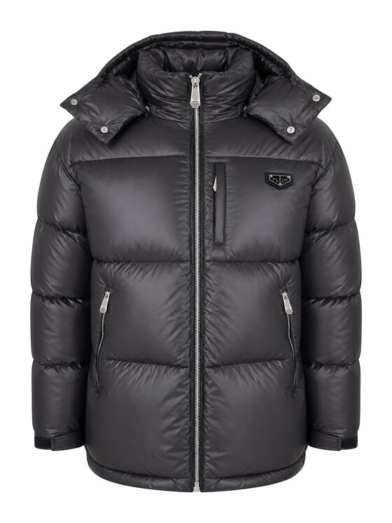 PHILIPP PLEIN PHILIPP PLEIN Kurtka bomber 31549 Czarny Regular Fit
