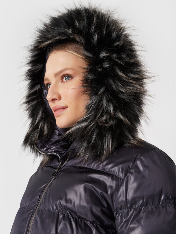 Geox Geox Žieminė striukė Becksie W2628H T2843 F4569 Tamsiai mėlyna Relaxed Fit