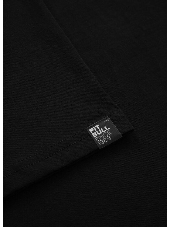 PITBULL PITBULL T-Shirt Koszulka męska DRIVING S Czarny Regular Fit