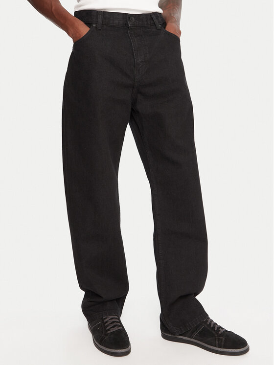 Quiksilver Quiksilver Blugi EQYDP03498 Negru Baggy Fit