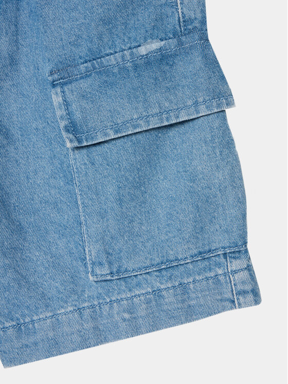 United Colors Of Benetton United Colors Of Benetton Szorty jeansowe 4AD7C902I Niebieski Relaxed Fit