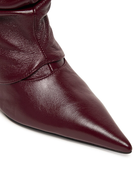 Naked Wolfe Naked Wolfe Stiefel Stated Dunkelrot