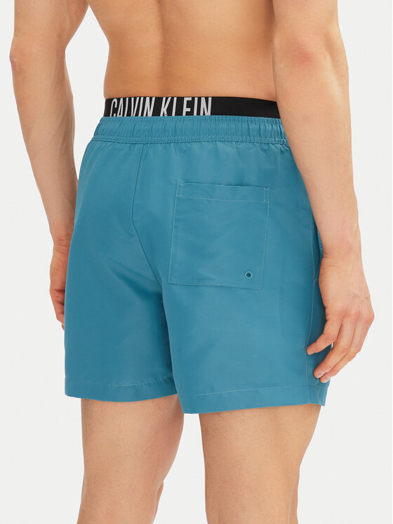 Calvin Klein Swimwear Calvin Klein Swimwear Pantaloni scurți pentru înot KM0KM01093 Albastru Regular Fit